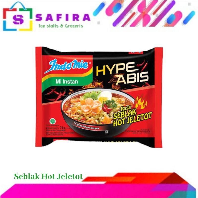 

Indomie Seblak Hot Jeletot