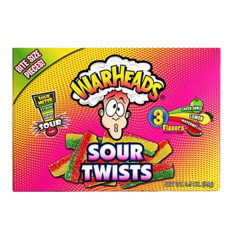 

Warheads sour twists 99 gr | permen asam
