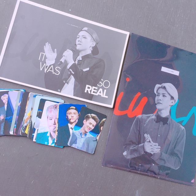 it was so real by iridescent boy - exo sehun fansite goods photobook photocard