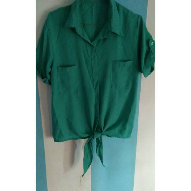 PRELOVED!!! Kemeja Gracia Top Pendek
