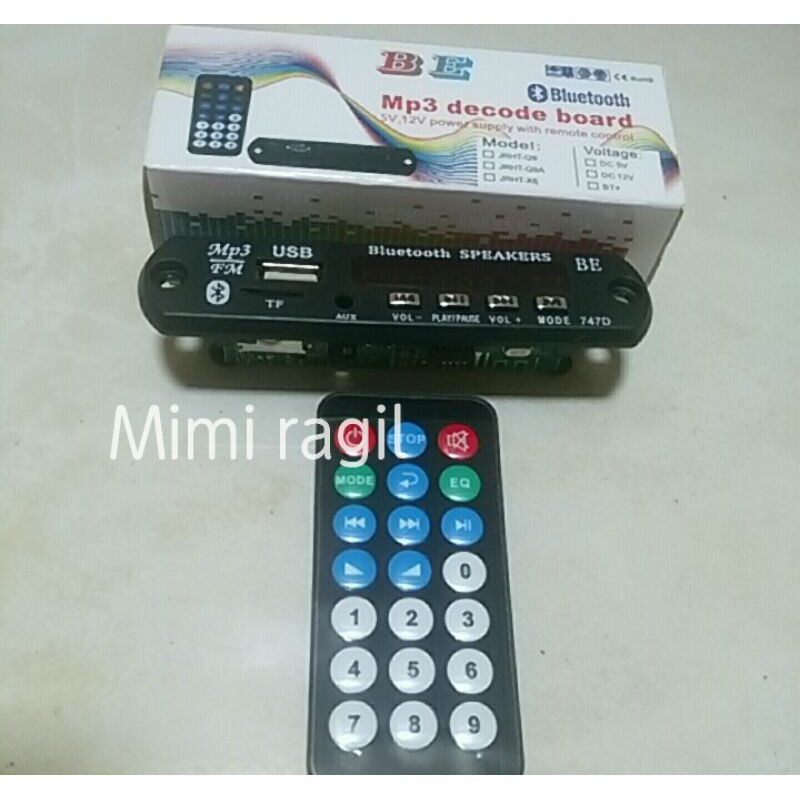 MODUL MP3 + BLUETOOTH MAX PUTIH