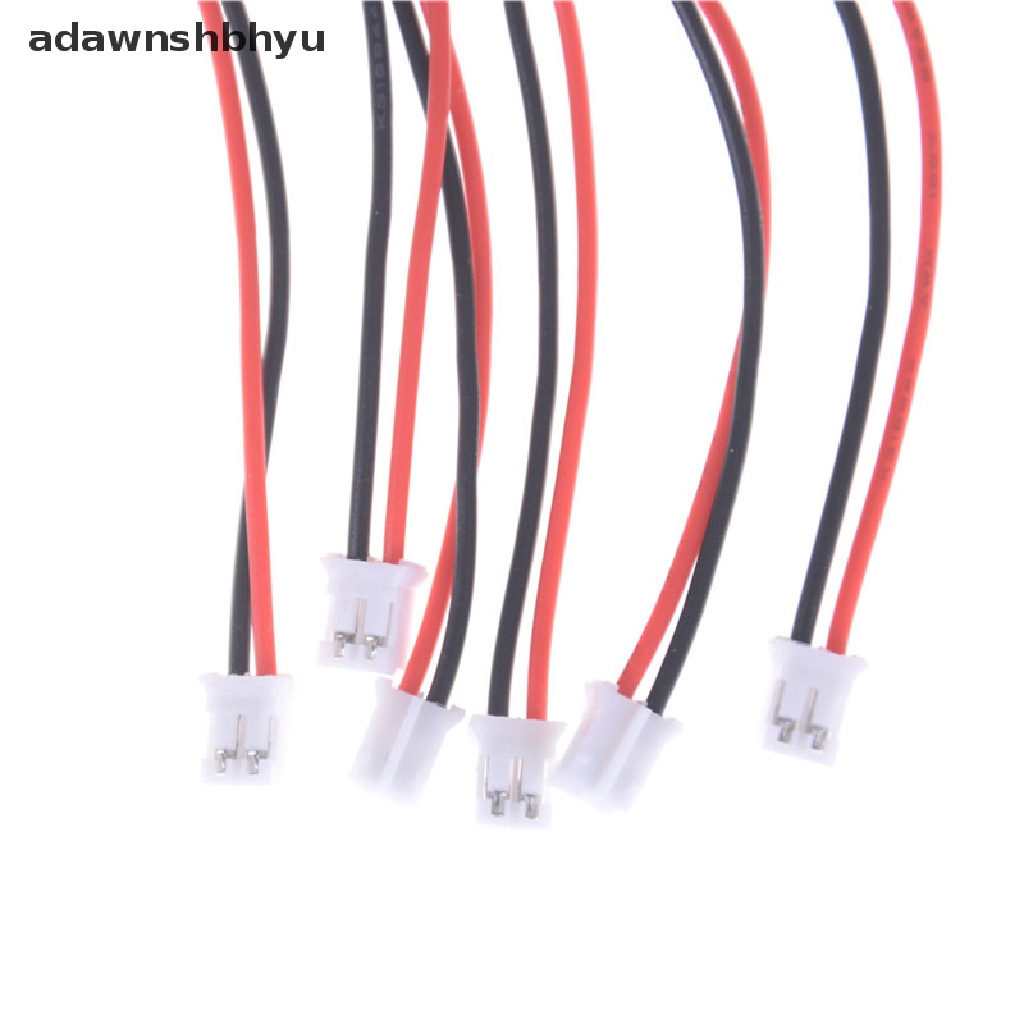 Adawnshbhyu 10Pcs Mini Micro PH 2.0mm JST 2-Pin Male Connector Plug Wires Kabel 200mm