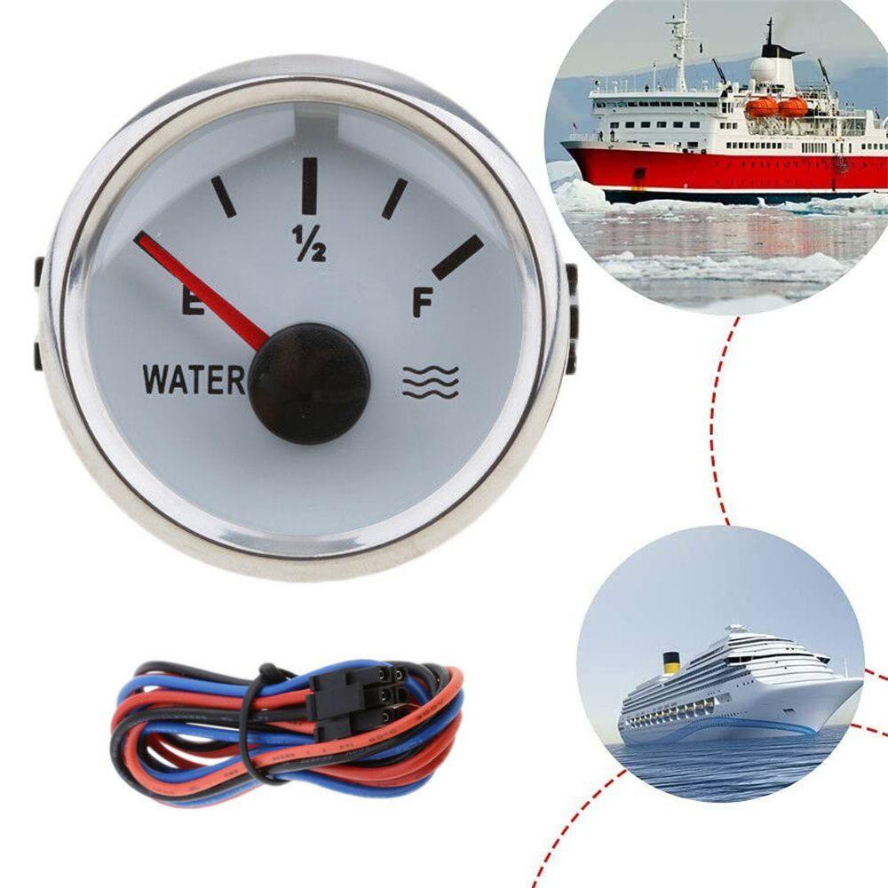 Populer Water Level Gauge Aksesoris White Yacht Waterproof Backlight Mobil RV Marine