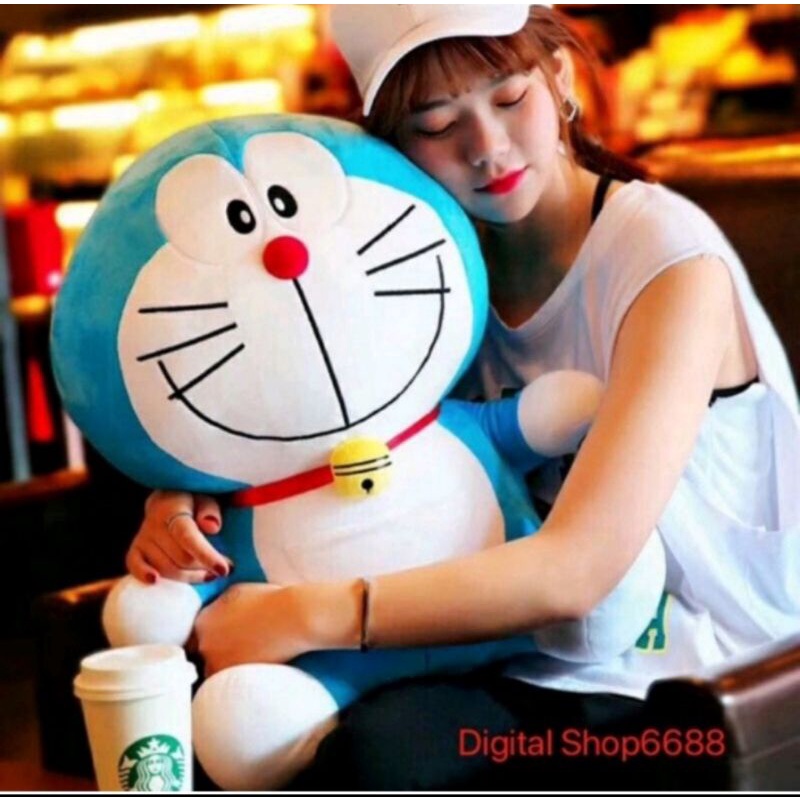 BONEKA DORAEMON SENYUM &amp; MULUT KETUTUP  UKURAN TINNGGI  22 &amp; 32 &amp; 62 CM(IMPORT)