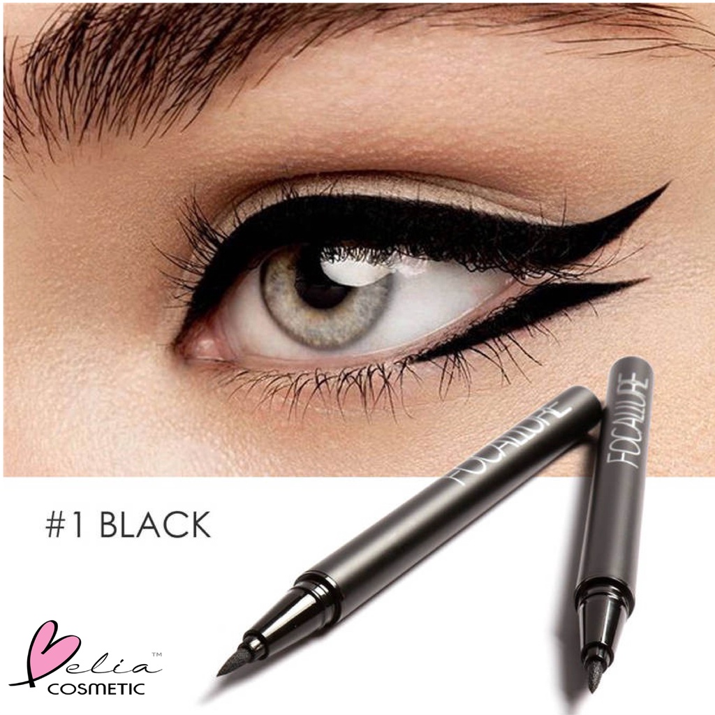 ❤ BELIA ❤ FOCALLURE Intense Eyeliner FA13 | Tahan air Black Liquid Eyeliner Pensil - Makeup | BPOM