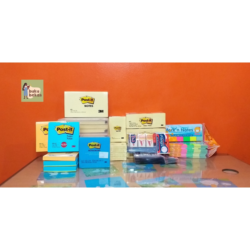 

[Cuci Gudang] Sticky Notes Post It 655 3M Pack / Post it 653 3M / Post It Jaipur Collection