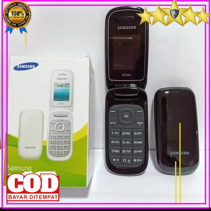 HP SAMSUNG JADUL MURAH LIPET FLIP LIPAT GT E1272 DUAL SIM CARD TAHAN BANTING TERMURAH BARU COD