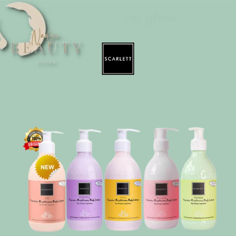 Body lotion Scarlett whitening |100% Original ✓ Reseller pusat||