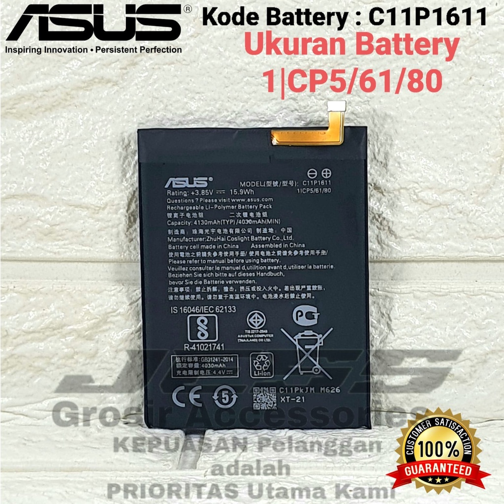 Baterai Asus Zenfone Max Plus M1 5.7 Inchi - ZB570TL - X018D Battery C11P1611 Original