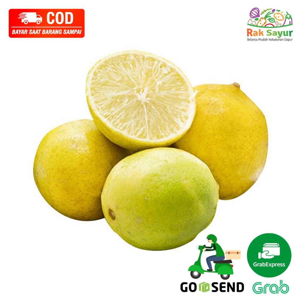 

Jeruk Lemon Lokal Segar 500gr Buah Fresh Rak Sayur Padang