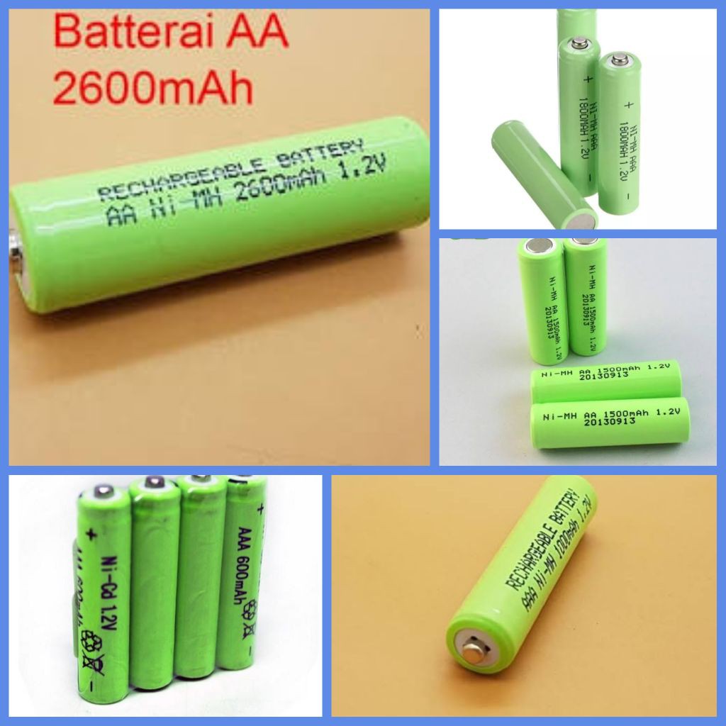 BATERAI AAA CAS BATERAI A3 CAS HIJAU