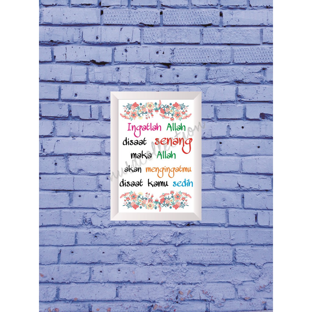 Frame Quote Shabby Kata Motivasi Full Colour Gantungan Bingkai Frame Quote Shabby Kata Motivasi Full Colour Gantungan Bingkai