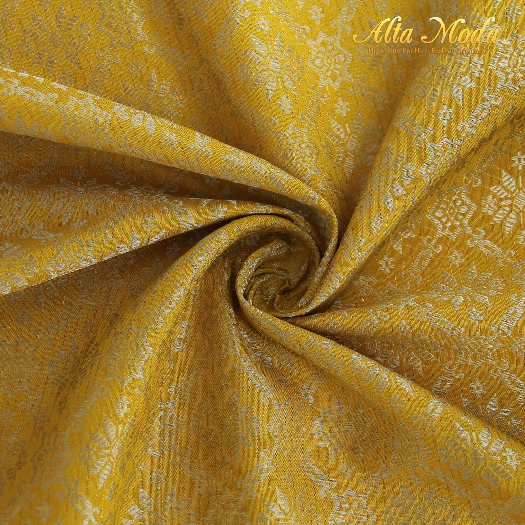 

Alta Moda Songket Motif Palembang Klasik Kuning Benang Silver (1M)