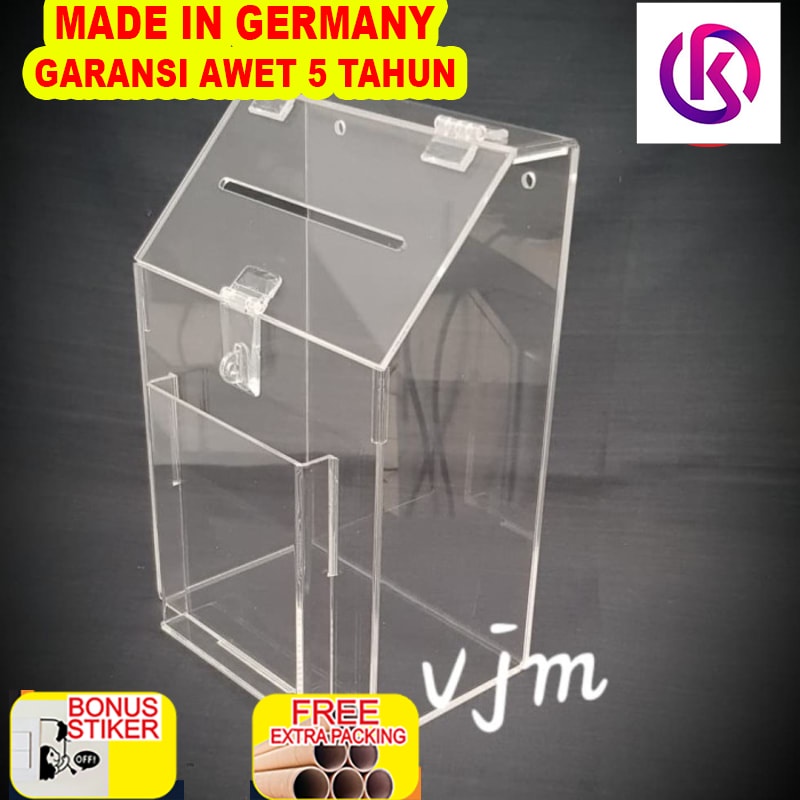 

Promo Acrylic Kotak Saran/Amal dll. 3mm (type 017)