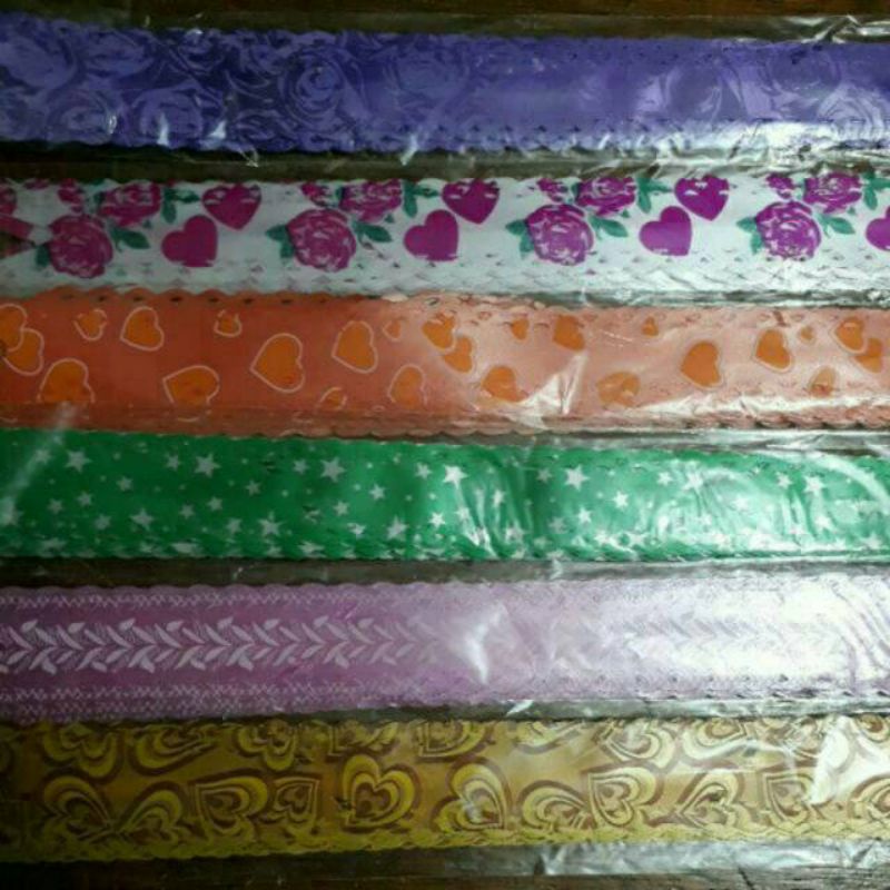 10  Pcs Pita Tarik 3cm Gelombang