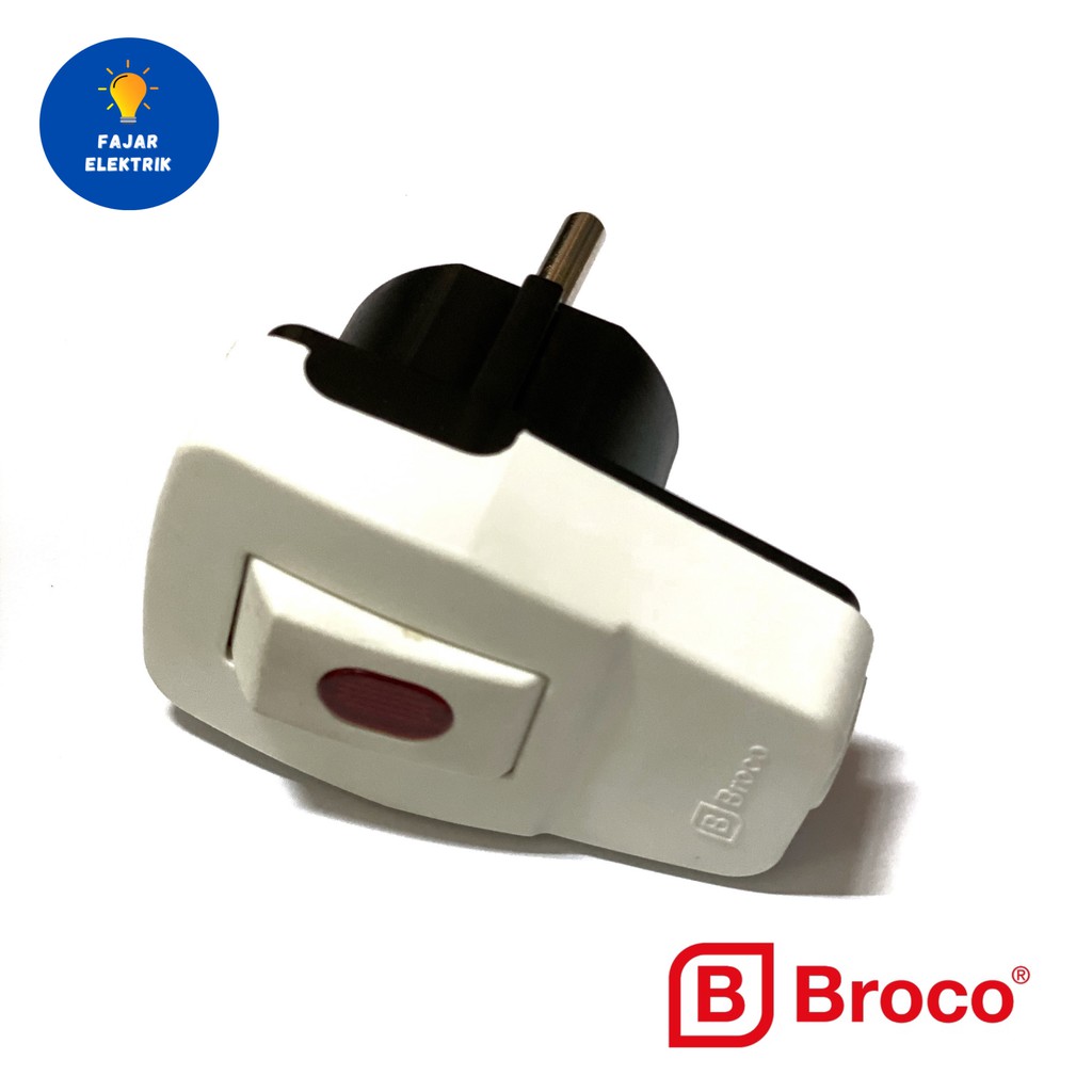 BROCO STEKER SAKLAR DAN LAMPU PUTIH