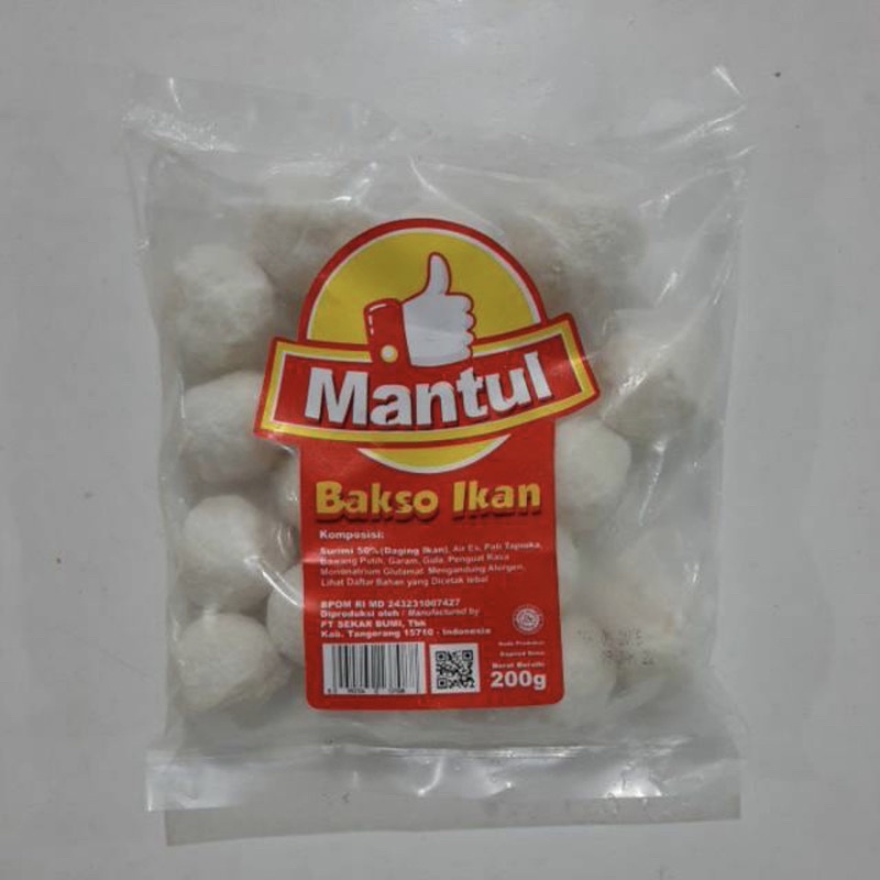 

MANTUL Bakso Ikan 200gr