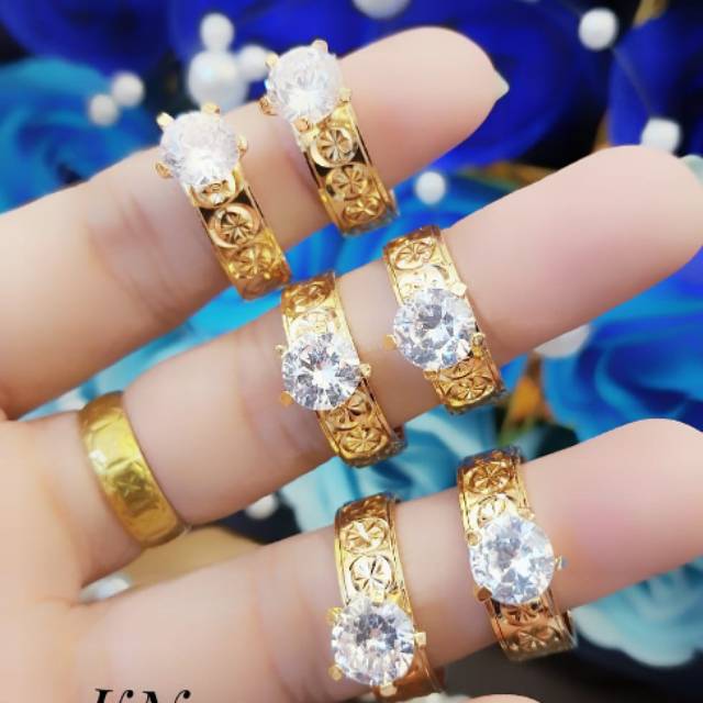 Xuping cincin lapis emas 24k 0910