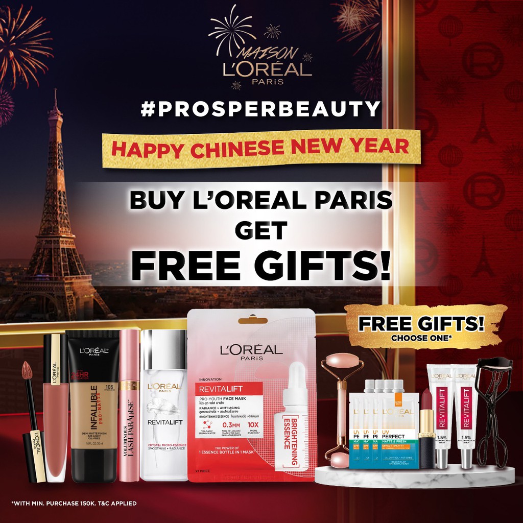 

HADIAH GRATIS LOREAL PARIS (TIDAK UNTUK DIJUAL)