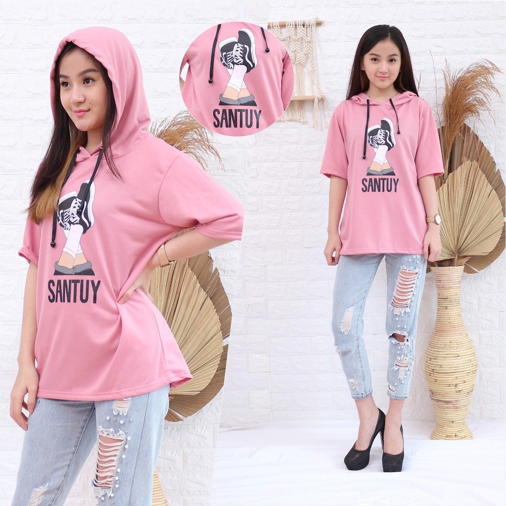 bisa COD / ALIPIO781 -  Hoodie SANTUY / terbaru / terkeren
