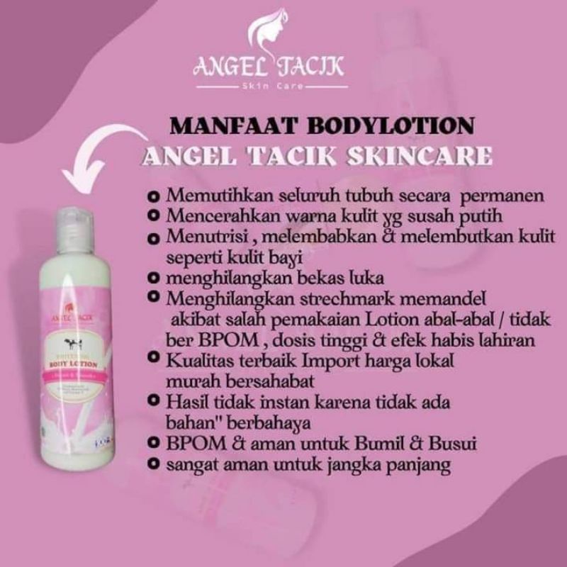 ANGEL TACIK Handbody Lotion pemutih | Booster whitening BPOM Original