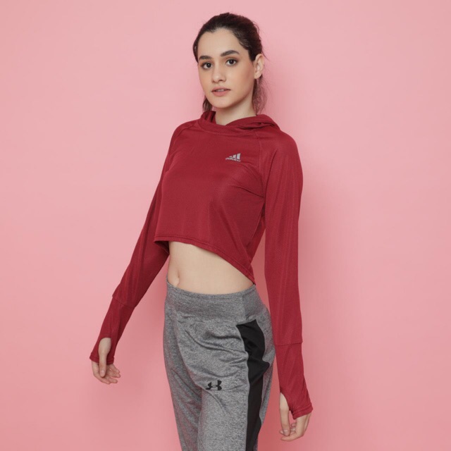 adidas cropped sweatshirt