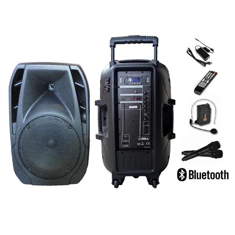 Speaker Portable Meeting Wireless Fahrenheit 15 inch Banyak Tipe