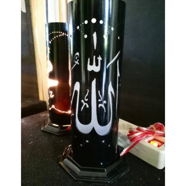 Lampu hias motif dari paralon