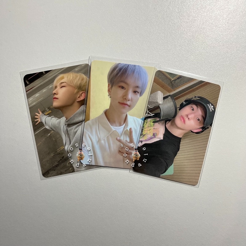 SEVENTEEN Hoshi Henggarae hana net Semicolon photocard pc