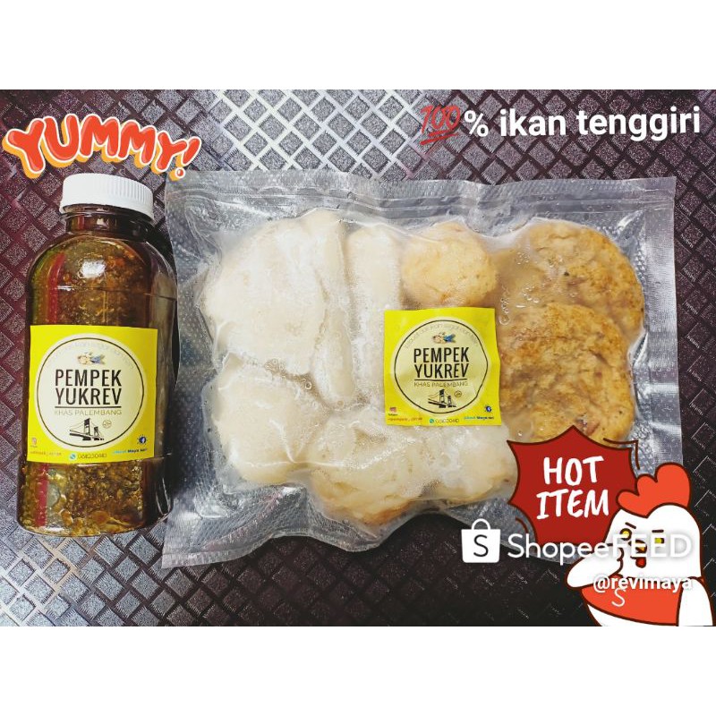 

PEMPEK IKAN TENGIRI ISI 10 MIX+ CUKO