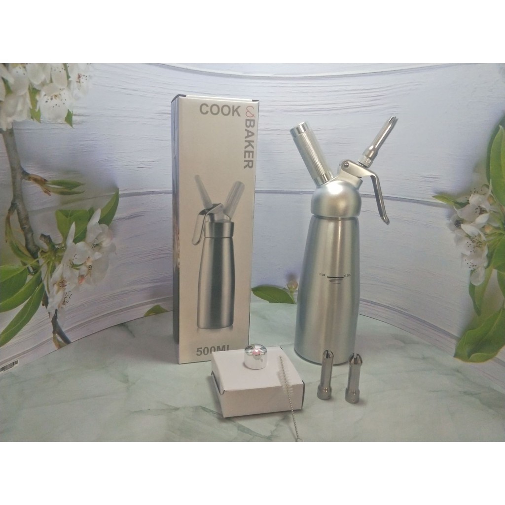 WHIPPED CREAM DISPENSER 500 ML/ ALAT PEMBUAT WHIPPED CREAM Stainless