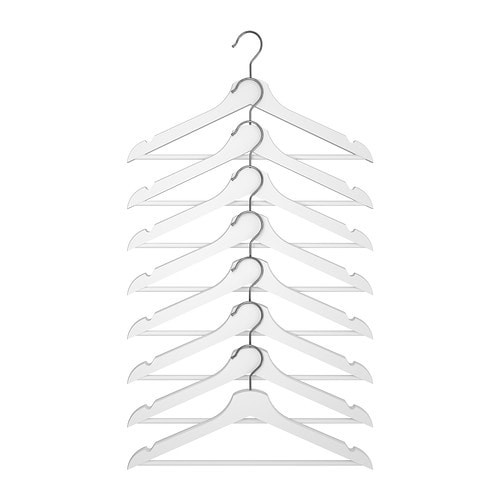 BUMERANG Gantungan, putih 8 Pcs