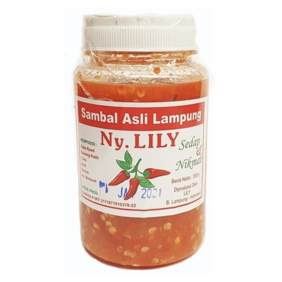 Sambal Asli Lampung Ny. Lily 350 Gram