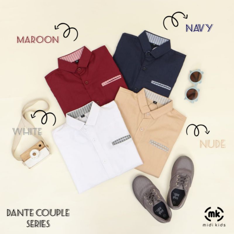 Afsheenastore Kemeja Anak Laki Laki Dante series