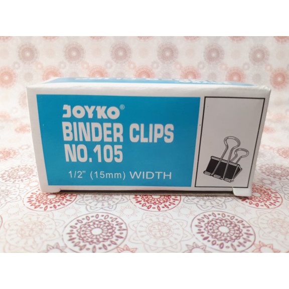 

Binder Clips 105/Klip Hitam/Penjepit Kertas/Jepitan Kertas/Klip Kertas