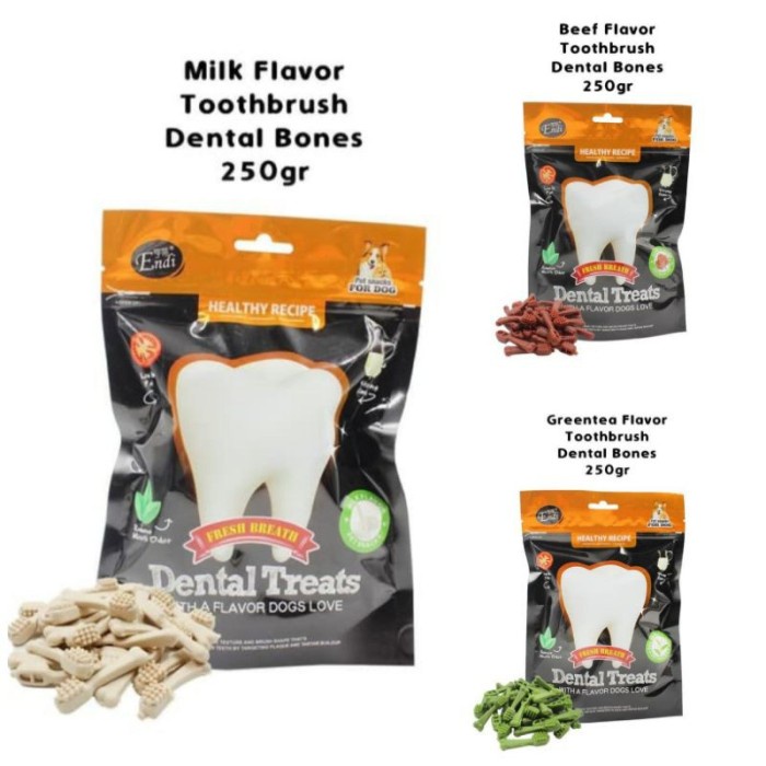 Dftoiu - Endi Toothbrush Dental Treats For Dog 250Gr Snack Anjing Oke
