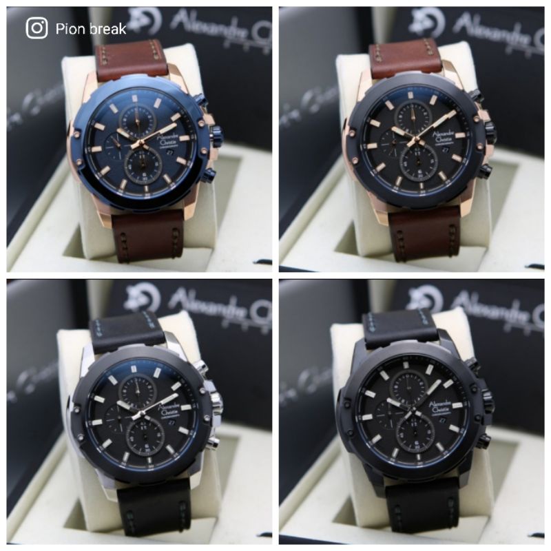 Alexandre Christie AC6583 AC 6583 Original Pria Kulit