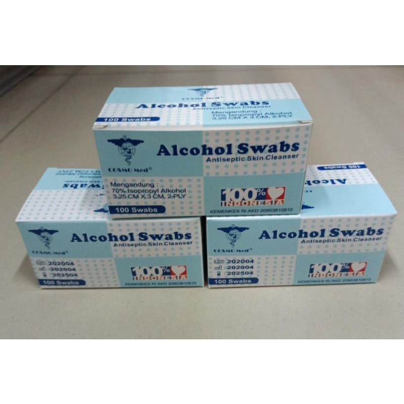 Alkohol Swab Cosmo Med 100's
