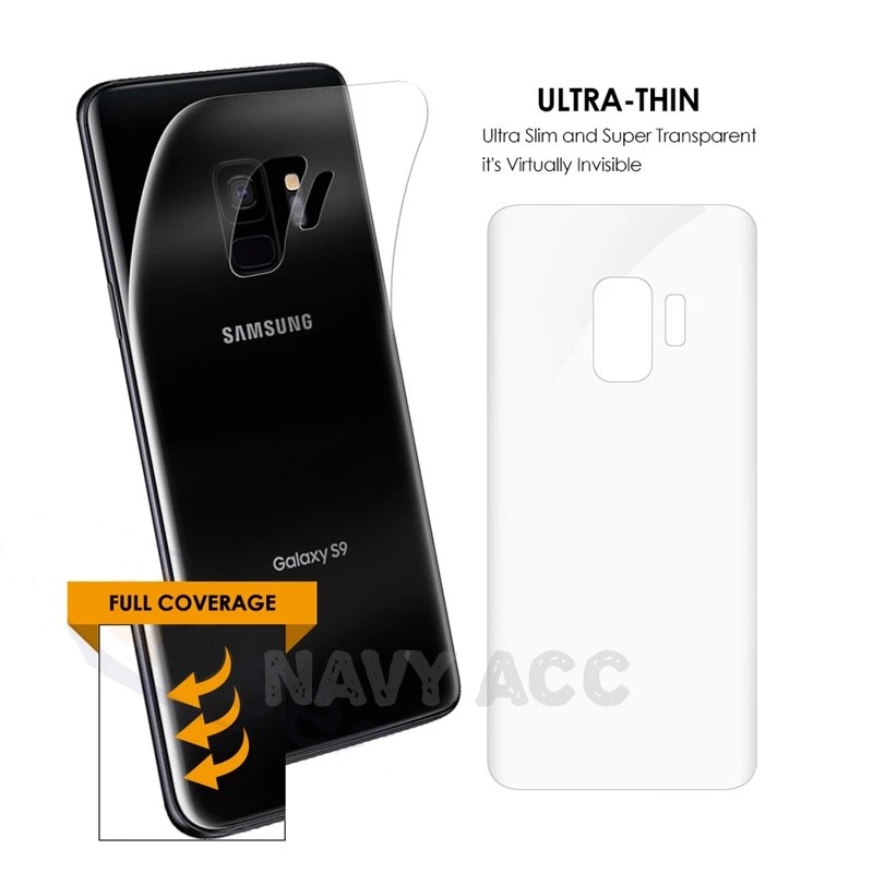 Screen Protector Back Samsung S9 - Anti Shock - Antigores Belakang Samsung S9