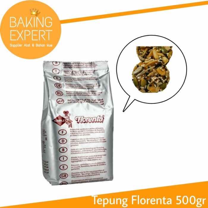 

BISA COD Tepung Florenta 500gr Florentine Caramel Cookies Flour 500 gr