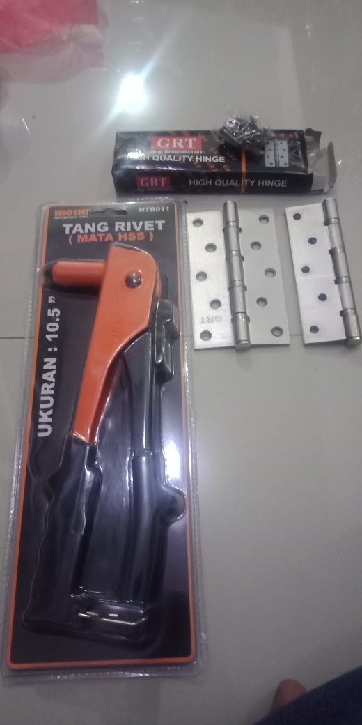 Engsel Pintu Tebal Silver 5