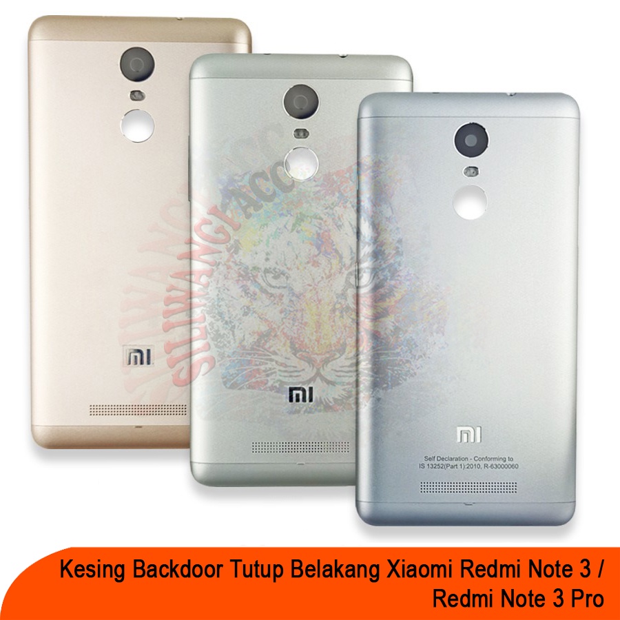 Backdoor Casing Redmi Note 3 Redmi Note 3 Pro