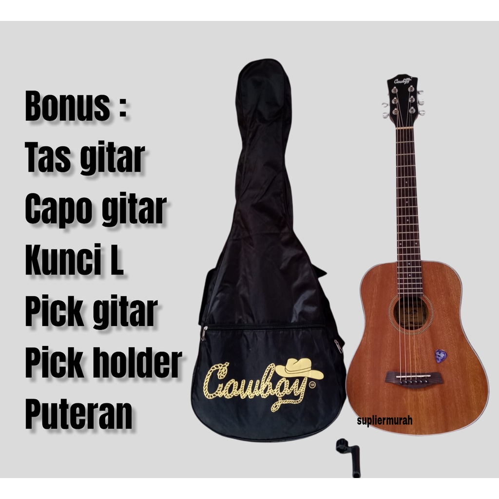 Gitar Akustik Cowboy Original Ukuran 3/4 Murah Senar String GW 120