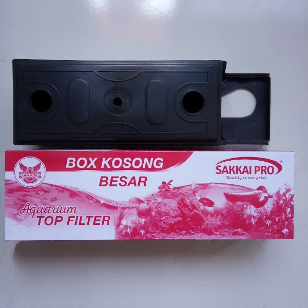 Sakkai Pro Box Kosong Besar Kotak Boks Filter Atas Aquarium Akuarium