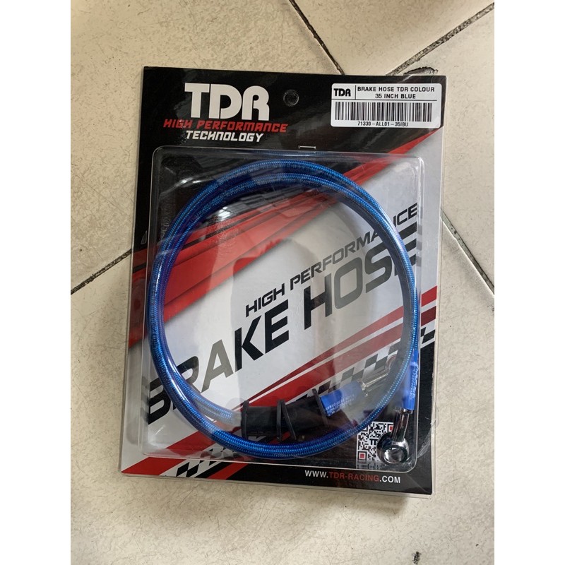 SELANG REM TDR KTC DEPAN ATAU BELAKANG ORIGINAL DAN AEROMOTIVE SCOOPY BEAT VARIO 125 150 MIO FINO SUPRA TIGER RX KING JUPITER VEGA F1ZR (NMAX AEROX KLX PCX TIDAK BISA)-Depan tdr biru 90cm