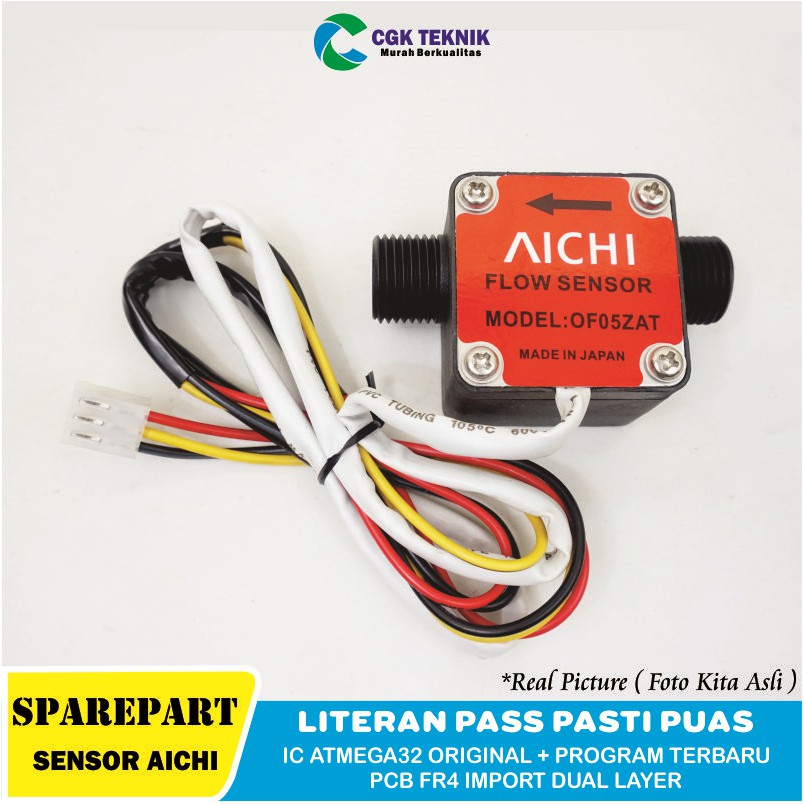 CGK TEKNIK - FLOW SENSOR POM MINI PERTAMINI AICHI + KABEL TAMBAHAN