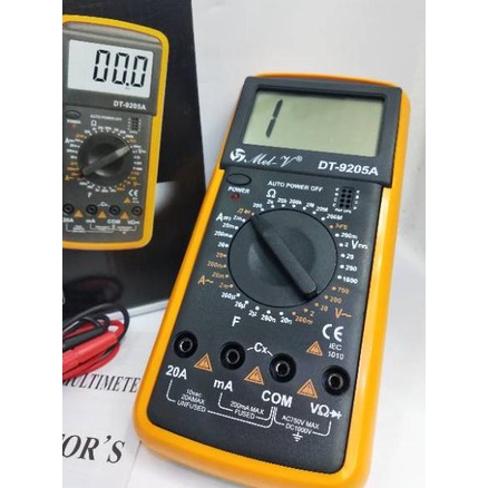 ✤ Multitester Digital DT 9205A / Avometer Digital DT-9205A / Multitester Digital Avometer Digital ✯
