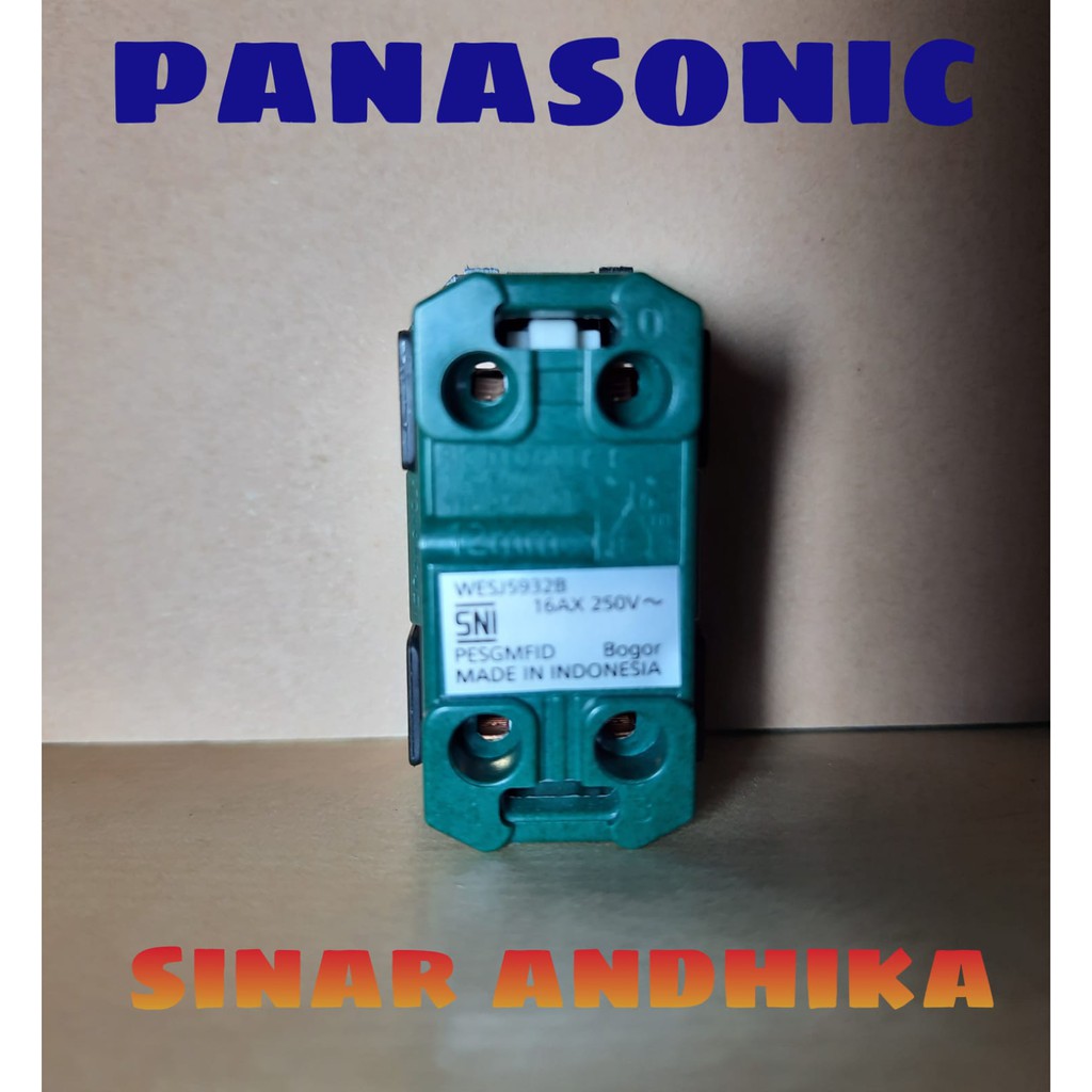 MATA SAKLAR KECIL 2 ARAH HITAM ECO C STYLE E PANASONIC WESJ 5932B