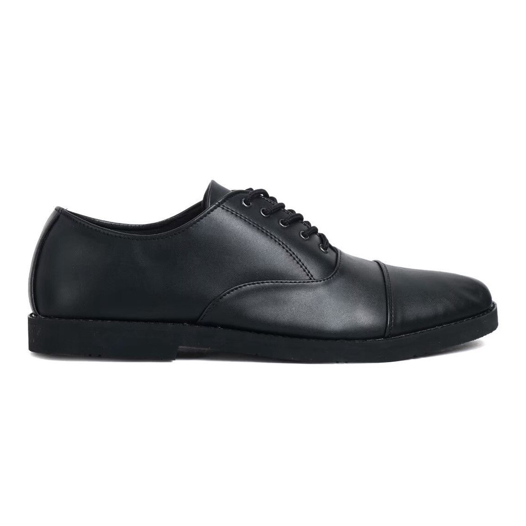 HARRISON FULL BLACK |ManNeedMe x Jack| Sepatu Oxford Pria | Pantofel Formal