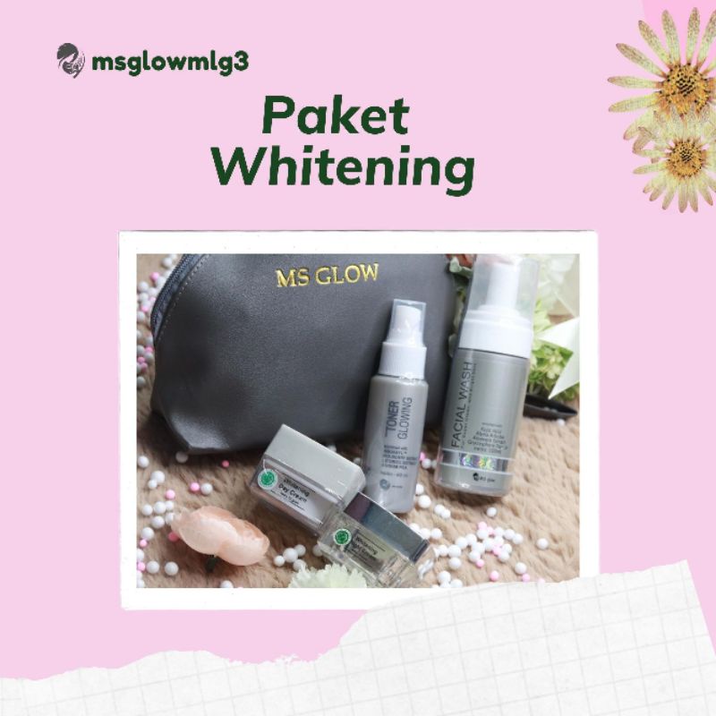 MS Glow Paket Wajah, Paket Whitening, Paket Acne, Paket Luminous, Paket Ultimate